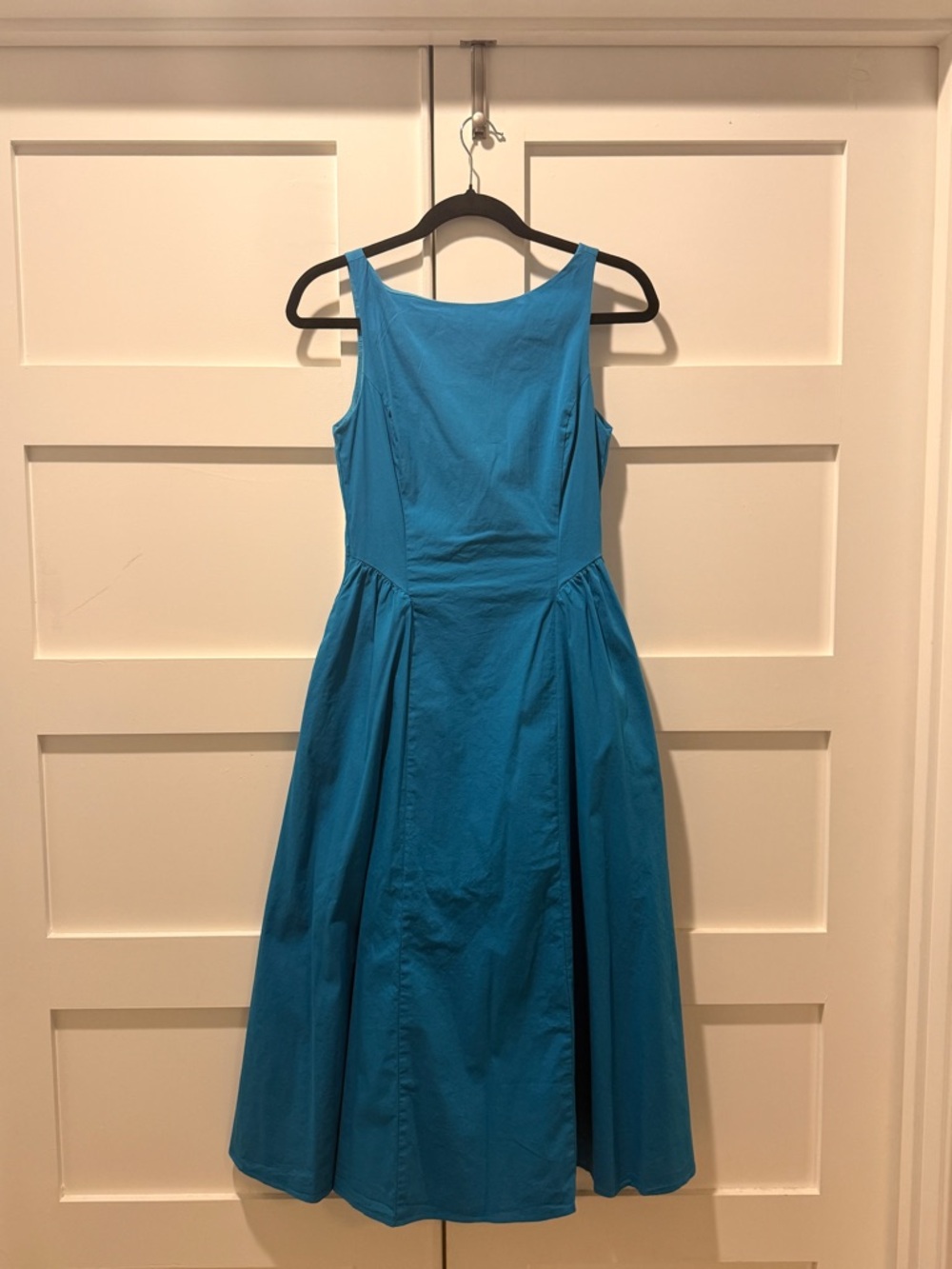 Mango Teal Sleeveless Dress